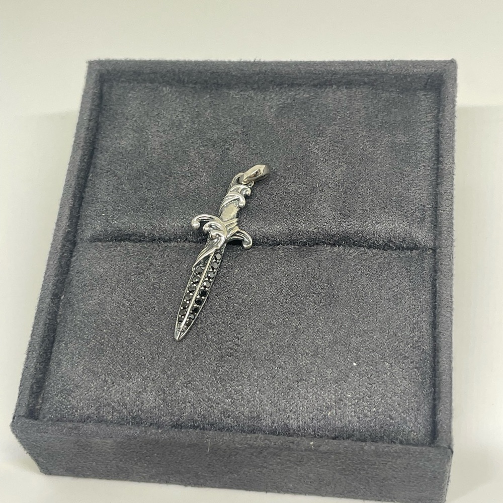 David Yurman Men's Waves Dagger Amulet